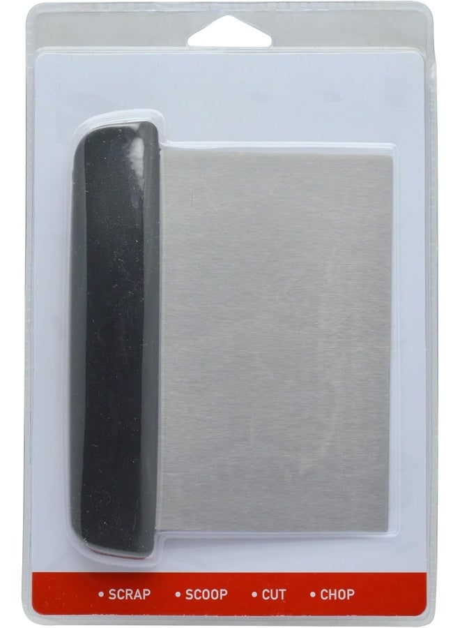 Raj Dough Scraper Silver/Black 12x10cm - Image 1