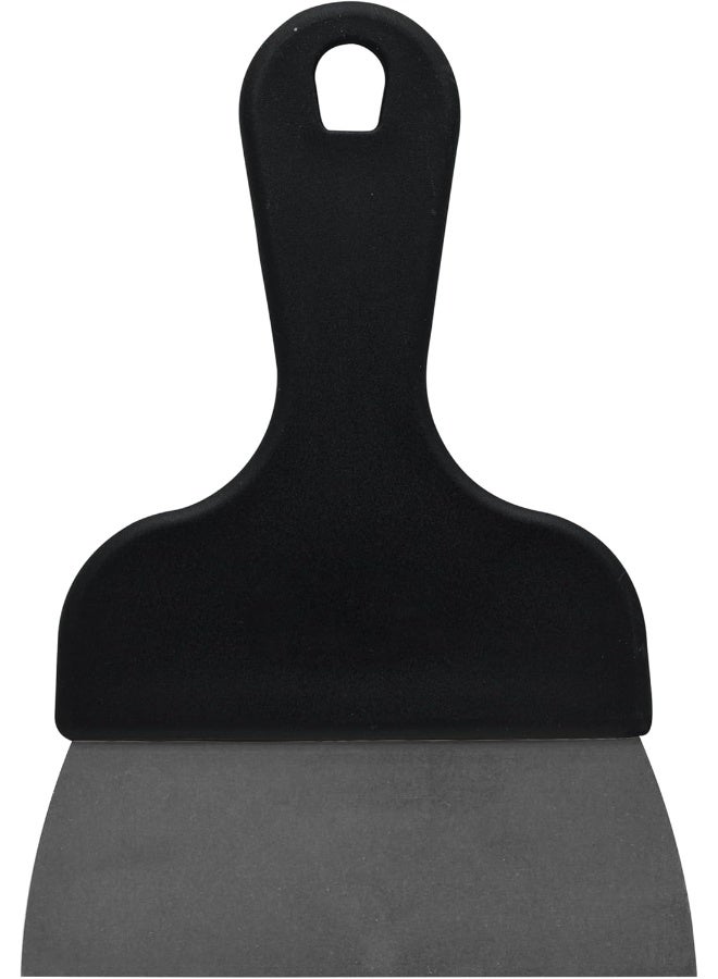 راج ملعقة مسطحة عريضة مرنة من الستانلس ستيل أسود/فضي 21x14.5سم - Image 1
