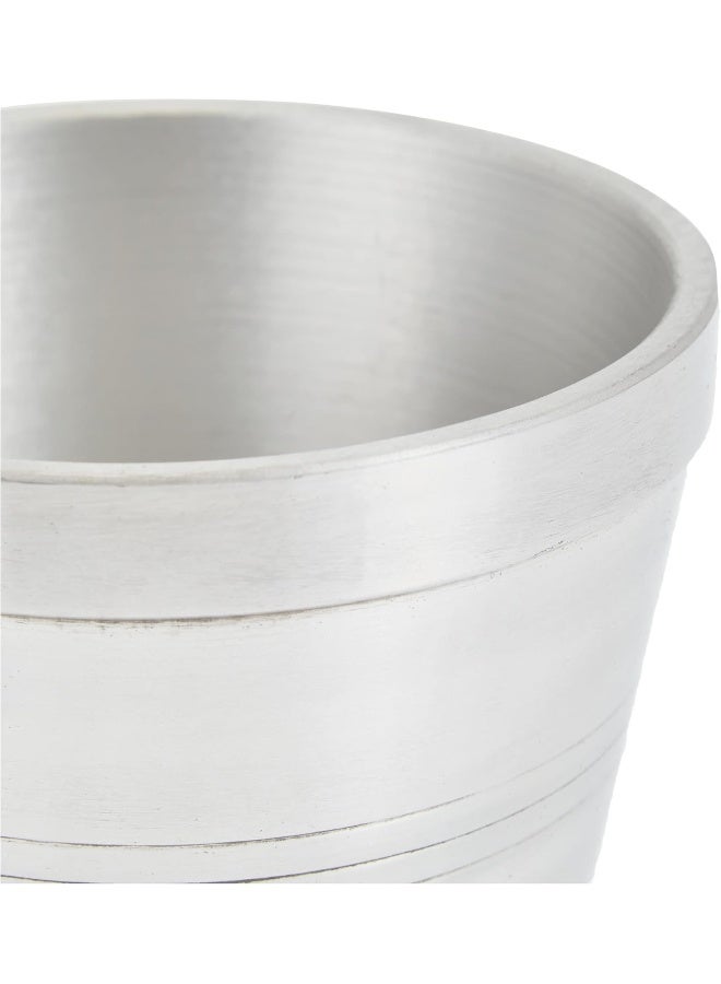 راج طقم هاون ومدقة من الألومنيوم فضي 9.5x10.5سم - Image 3