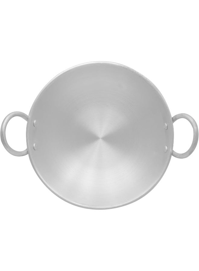 راج مجموعة أواني الطهي الهندية كاداي مكونة من 5 قطع فضي - Image 4