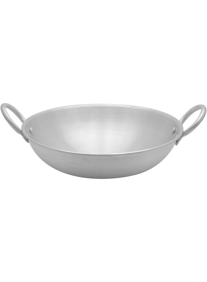 راج مجموعة أواني الطهي الهندية كاداي مكونة من 5 قطع فضي - Image 2