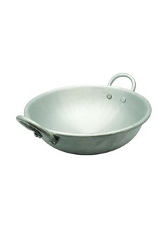 Indian Kadai Cooking Pot Silver