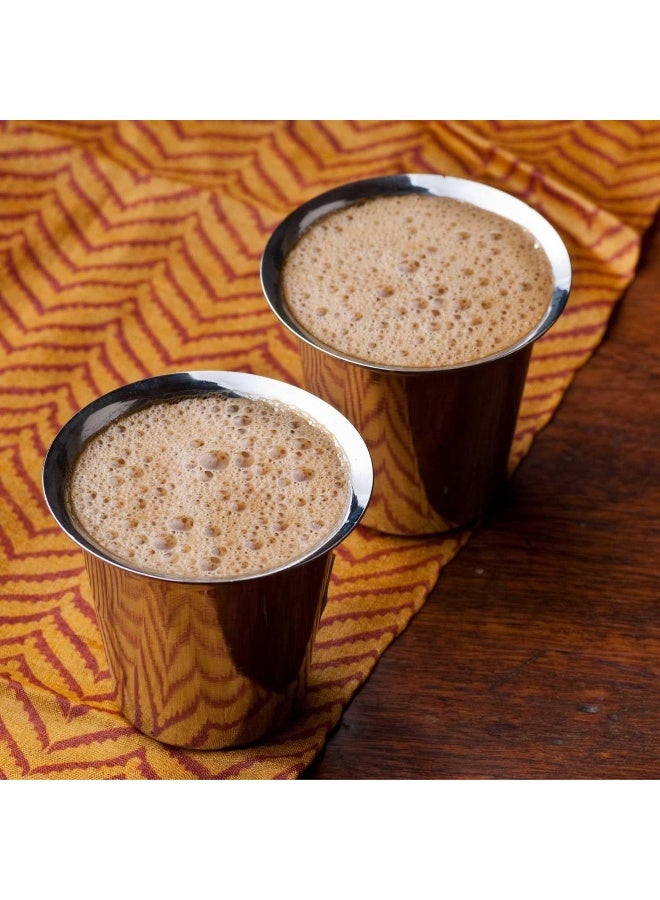 راج كأس مصنوعة من الستانلس ستيل فضي 8.5x8سم - Image 4