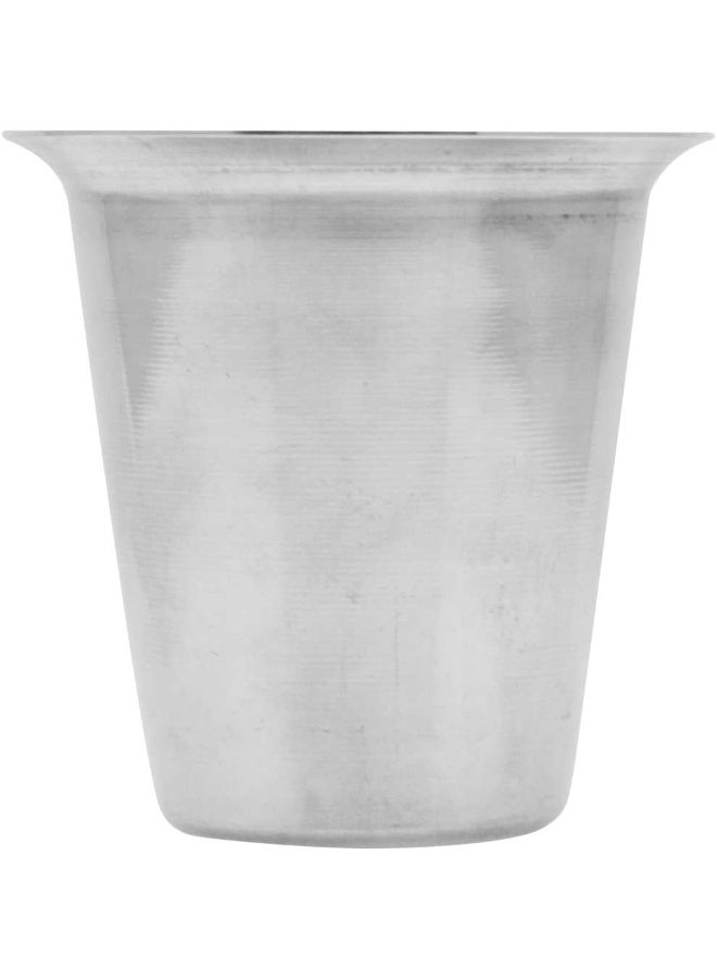 راج كأس مصنوعة من الستانلس ستيل فضي 8.5x8سم - Image 1