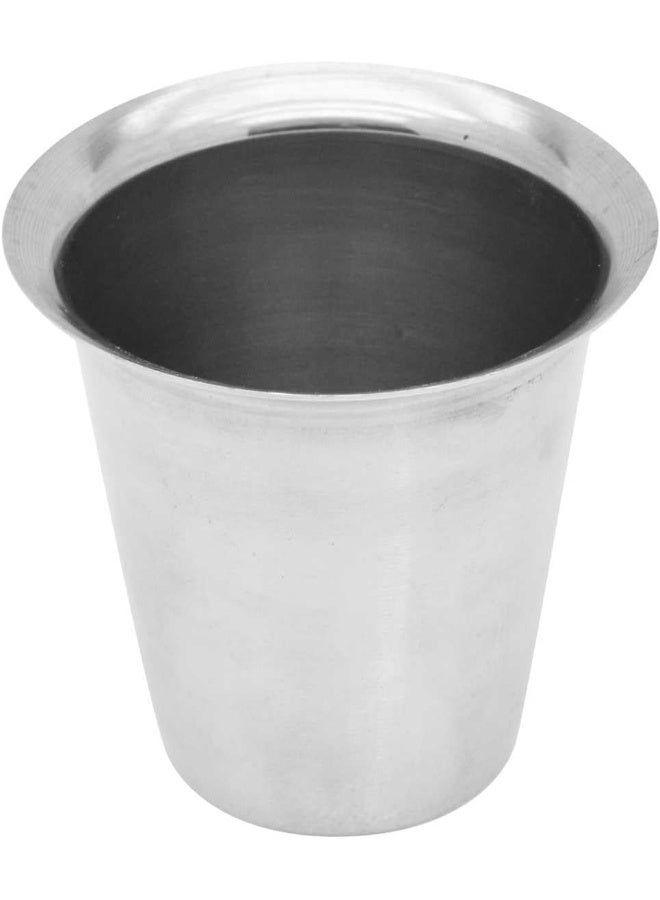 راج كأس مصنوعة من الستانلس ستيل فضي 8.5x8سم - Image 2