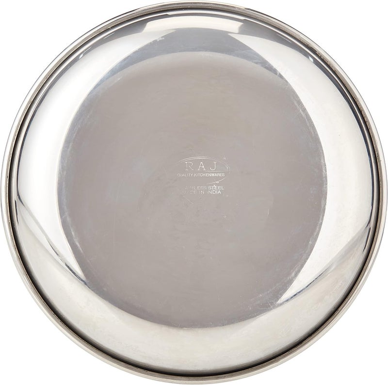 RAJ STAINLESS STEEL SIDE PLATE Silver 17cm - Image 3