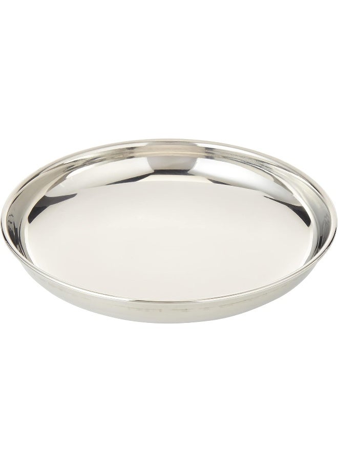 RAJ Stainless Steel Side Plate Silver 21cm - Image 2