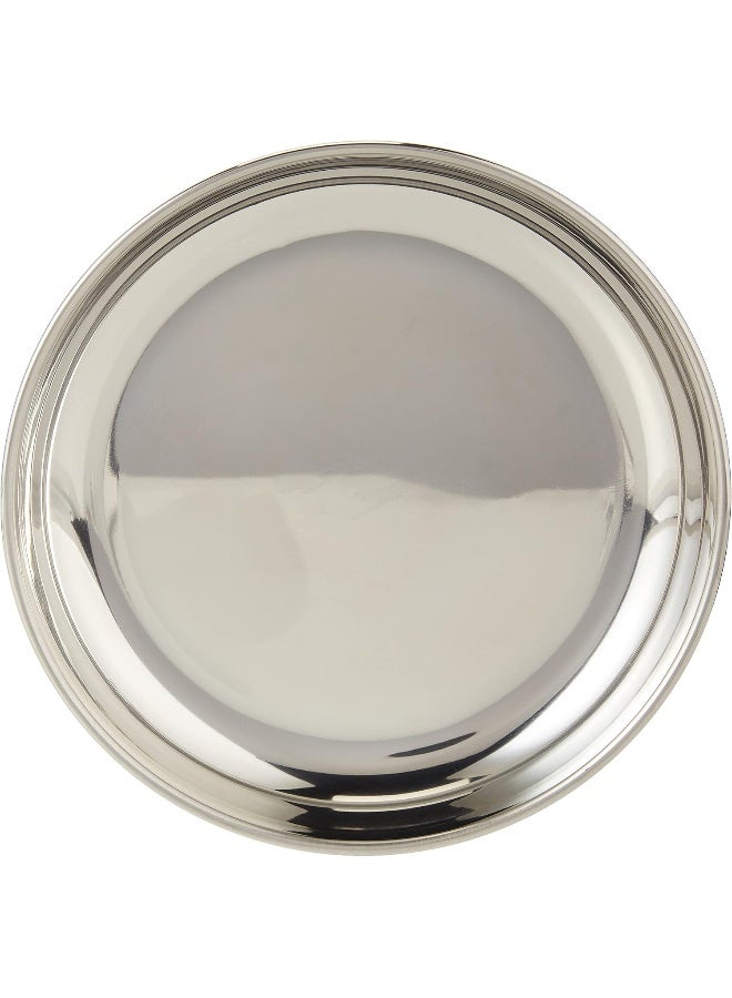 RAJ Stainless Steel Side Plate Silver 21cm - Image 1