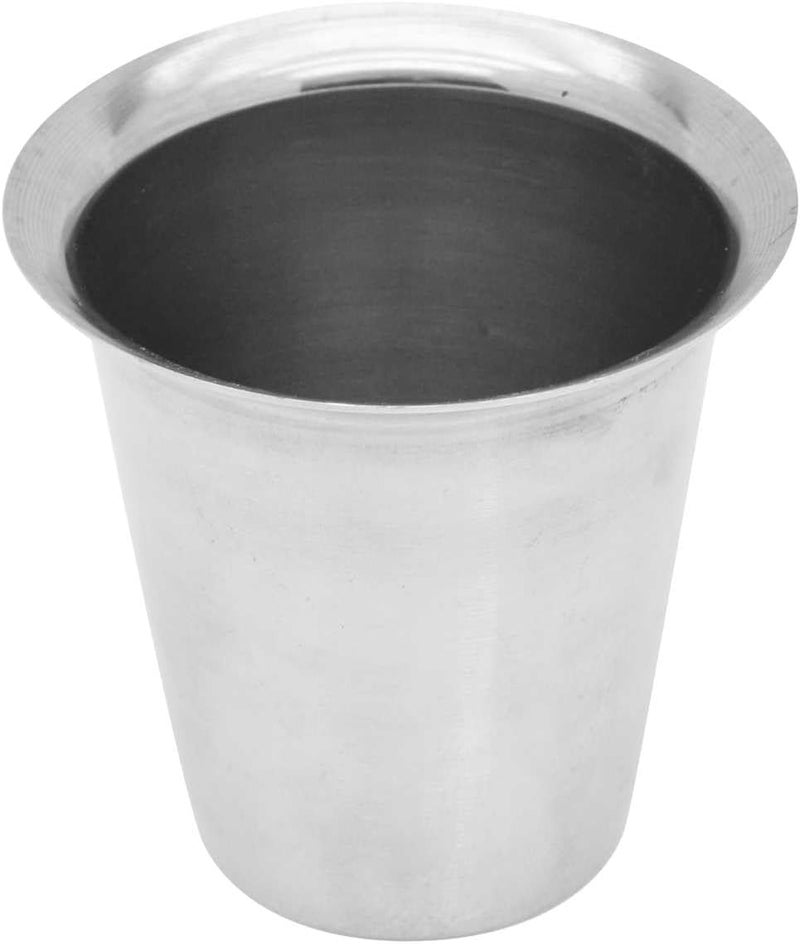 راج كوب قهوة من الاستانلس ستيل بطراز رقم 5.5 فضي 7.5سم - Image 2