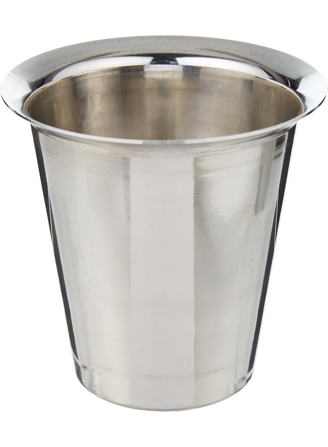 راج كوب قهوة طراز رقم 6.5 فضي 8.5سم - Image 1