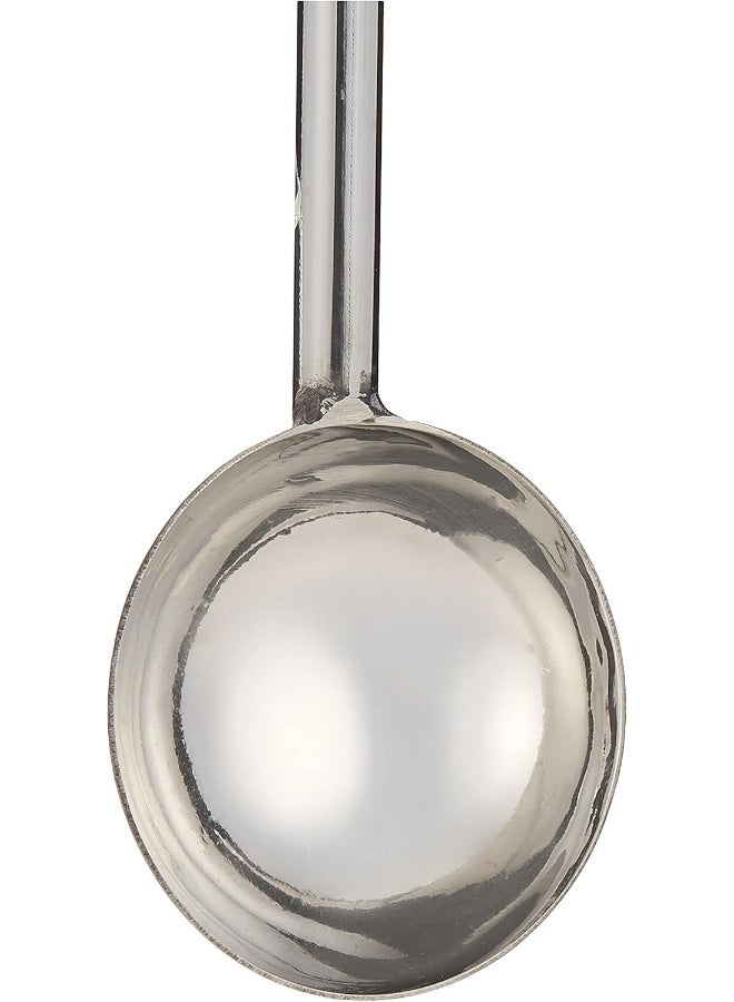 راج مغرفة من الستانلس ستيل فضي / بيج - Image 3