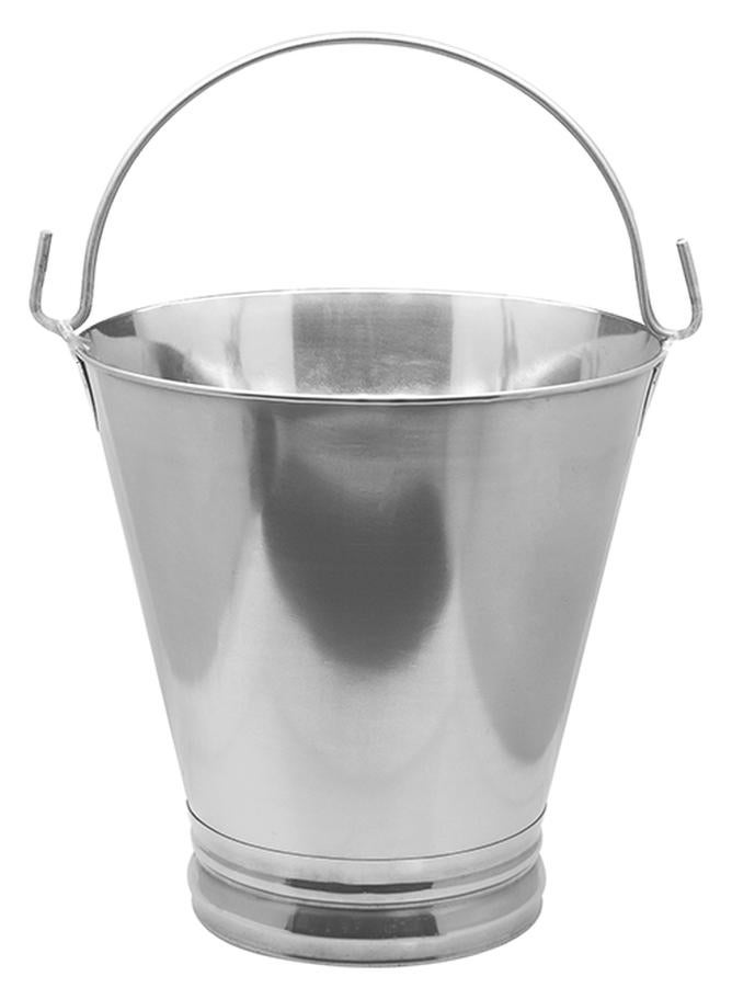 Shree Raj Bucket Set RAJ Stainless Steel Bucket Silver 5Liters | Best Price KSA | Riyadh, Jeddah