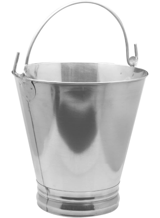 راج دلو إستانلس ستيل فضي 8لترات - Image 2