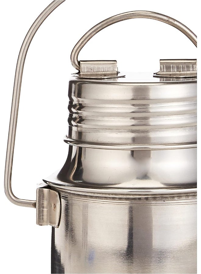 Raj Screw Barni Storage Container (1 L, Silver, SB01.0) Silver - Image 4