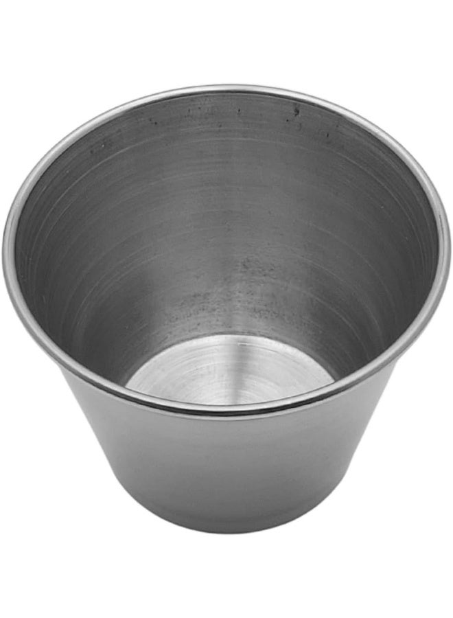 Raj Sauce and Condiment Beaded Cup, Silver, 70ml, SCB001, Jam Cup, Sauce Cup, Dip Cup Silver - Image 4