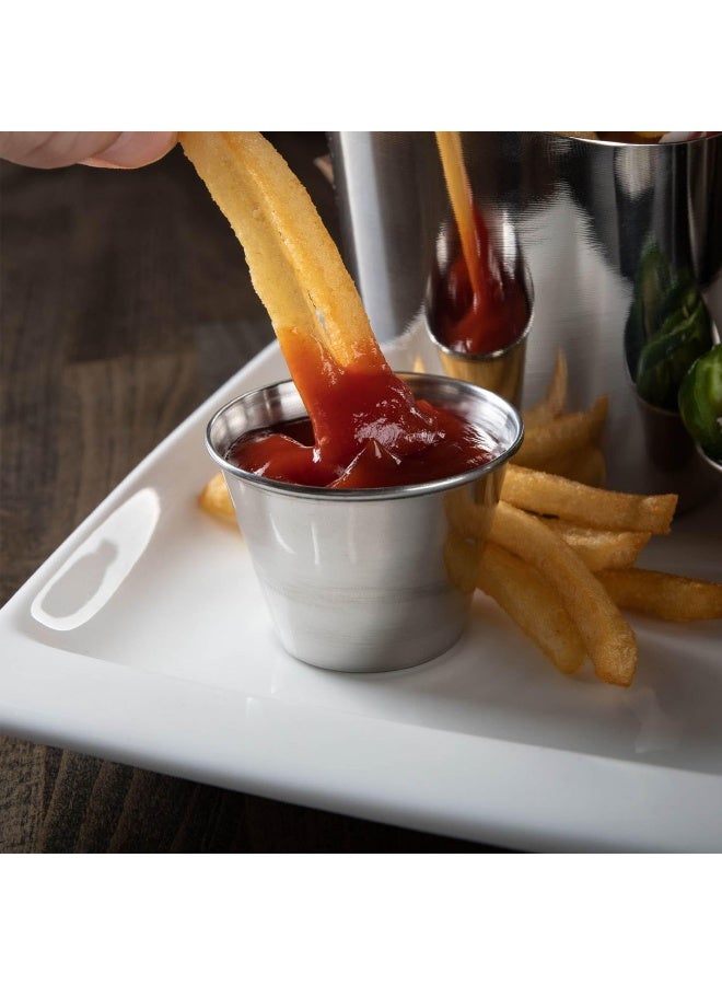 Raj Sauce and Condiment Beaded Cup, Silver, 70ml, SCB001, Jam Cup, Sauce Cup, Dip Cup Silver - Image 5