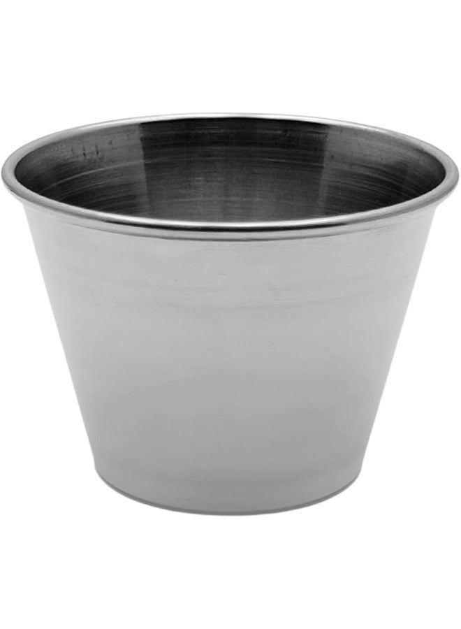 Raj Sauce and Condiment Beaded Cup, Silver, 70ml, SCB001, Jam Cup, Sauce Cup, Dip Cup Silver - Image 2