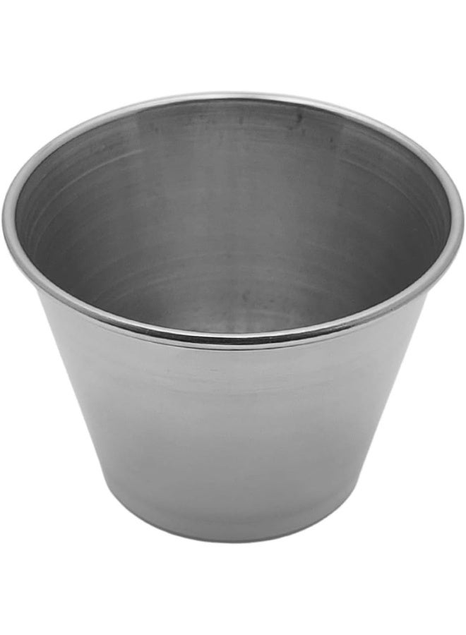 Raj Sauce and Condiment Beaded Cup, Silver, 70ml, SCB001, Jam Cup, Sauce Cup, Dip Cup Silver - Image 3