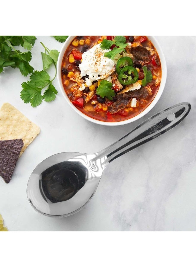 راج ملعقة إستانلس ستيل فضي 8x24سم - Image 4