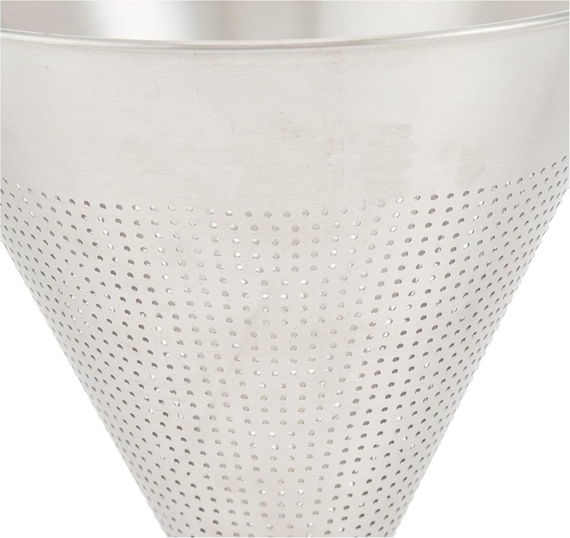 راج مصفاة مخروطية الشكل من الستانلس ستيل فضي 23x23سم - Image 4