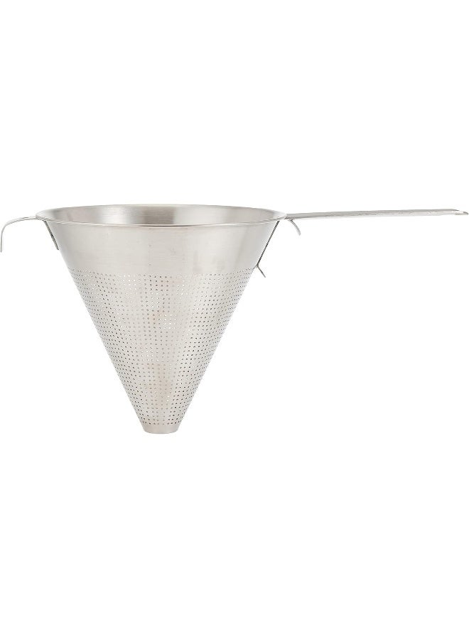 راج مصفاة مخروطية الشكل من الستانلس ستيل فضي 23x23سم - Image 2