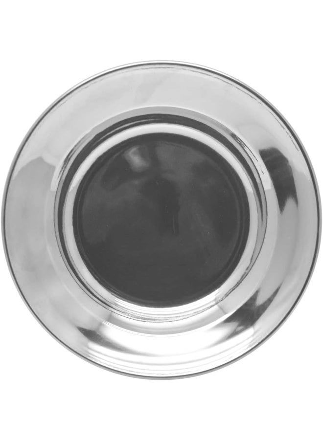 RAJ STAINLESS STEEL SOUP PLATE, 16.5 CM, SP0007 Silver 16.5cm - Image 2