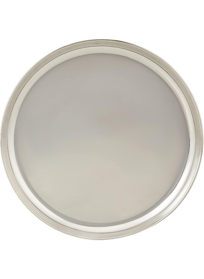 راج صحن حساء مصنوع من الستانلس ستيل فضي 25سم - Image 1