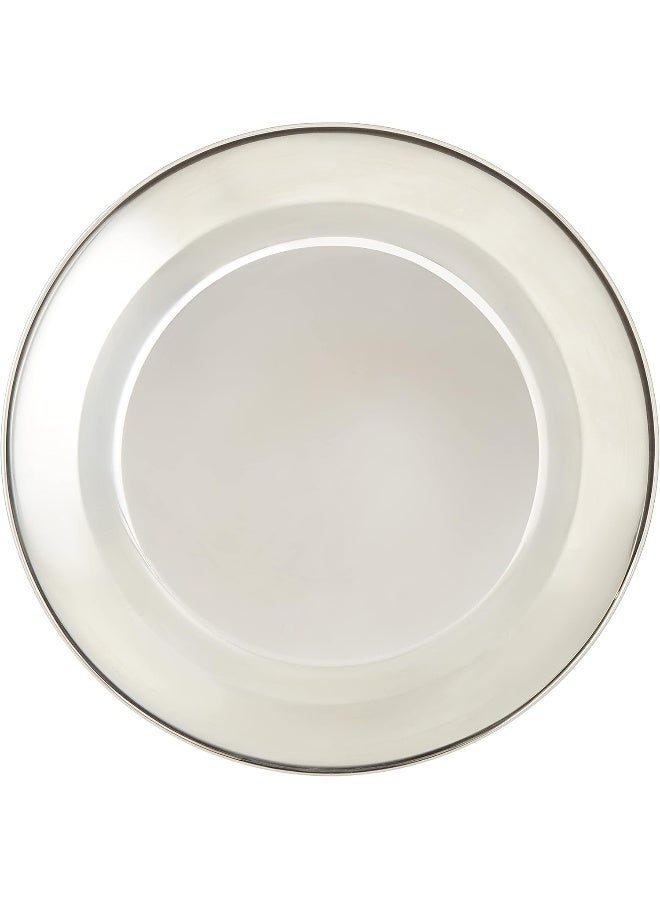 راج صحن حساء مصنوع من الستانلس ستيل فضي 28سم - Image 3