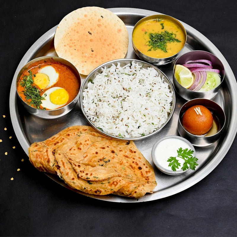 راج وعاء من الفولاذ من دون حافة فضي 9x4سم - Image 4