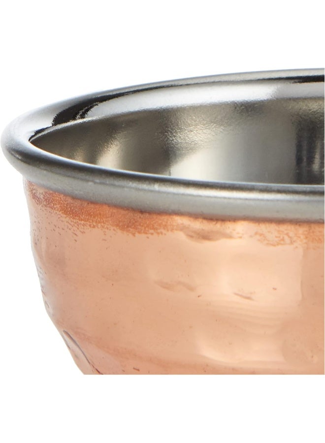 راج وعاء نحاسي بني/فضي 8.5x3.5سم - Image 4