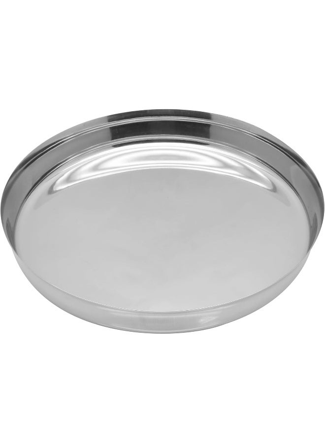 RAJ Rimless Steel Plate Silver 26cm  - Image 3