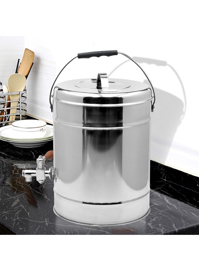 فينود غلاية كبيرة للشاى من الستانلس ستيل فضي 27x26x35سم - Image 5