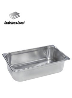 RAJ Stainless Steel Gastronorm Tray Silver 53x32.5x15cm  - Image 1