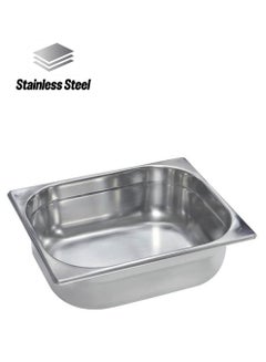 RAJ Stainless Steel Gastronorm Pan Silver 32.5x26.5x10cm  - Image 1