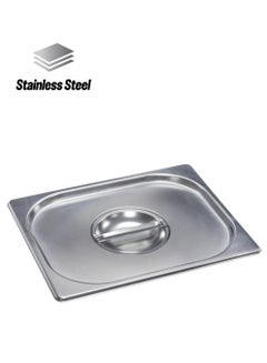 RAJ Stainless Steel Gastronorm Pan Cover Silver 32.5x26.5cm  - Image 1