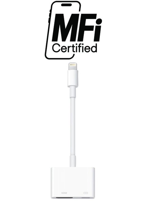 Lightning Digital AV Adapter White