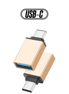 Type-C To OTG Adapter Gold