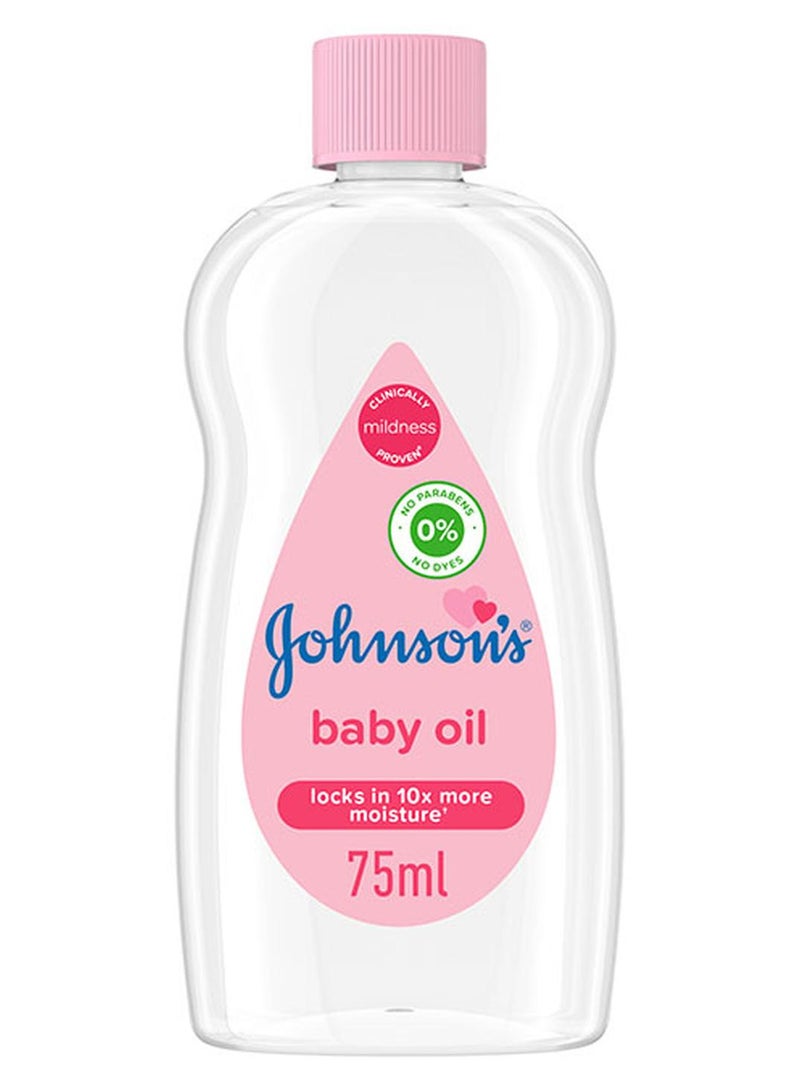 Johnson's Baby Oil, 75ml - Image 1