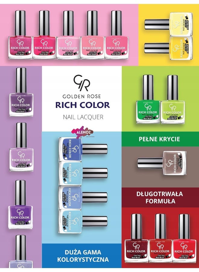 Golden Rose - Rich Color Nail Lacquer No: 1 - Image 1