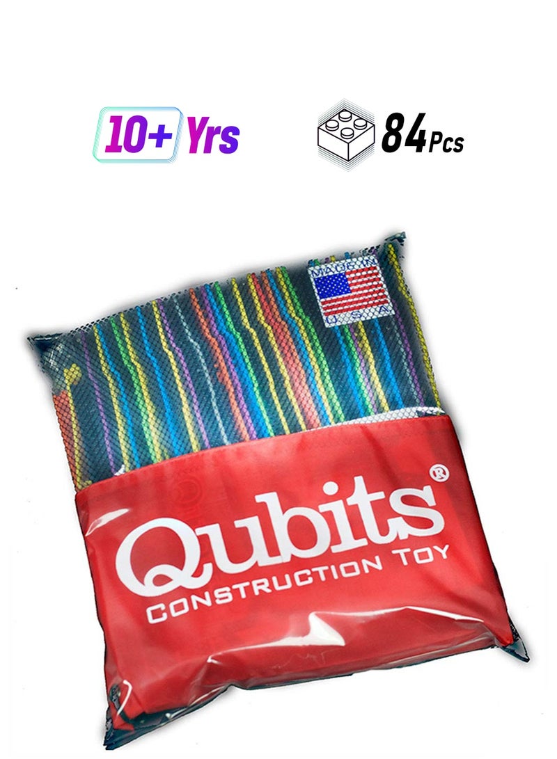 Qubits 84-Piece Educational Building Set Box 84  - Image 1