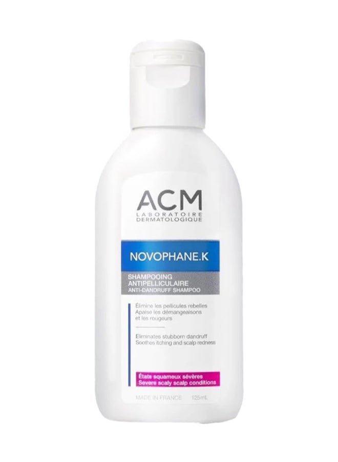 ACM Laboratoire dermatologique Novophane K Anti-Dandruff Hair Shampoo 125ml  - Image 1