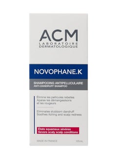 ACM Laboratoire dermatologique Novophane K Anti-Dandruff Hair Shampoo 125ml  - Image 2
