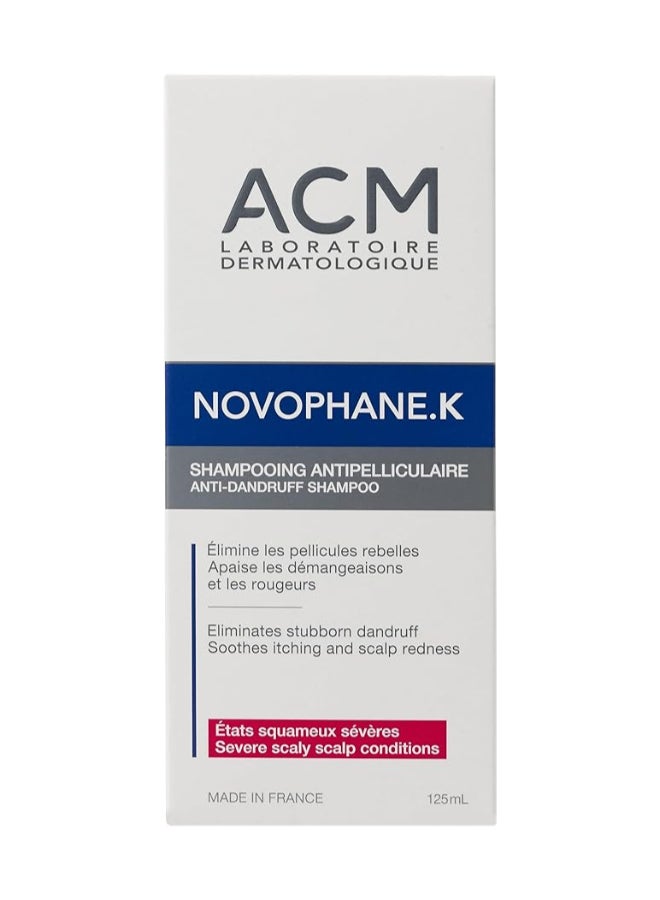ACM Laboratoire dermatologique Novophane K Anti-Dandruff Hair Shampoo 125ml  - Image 2