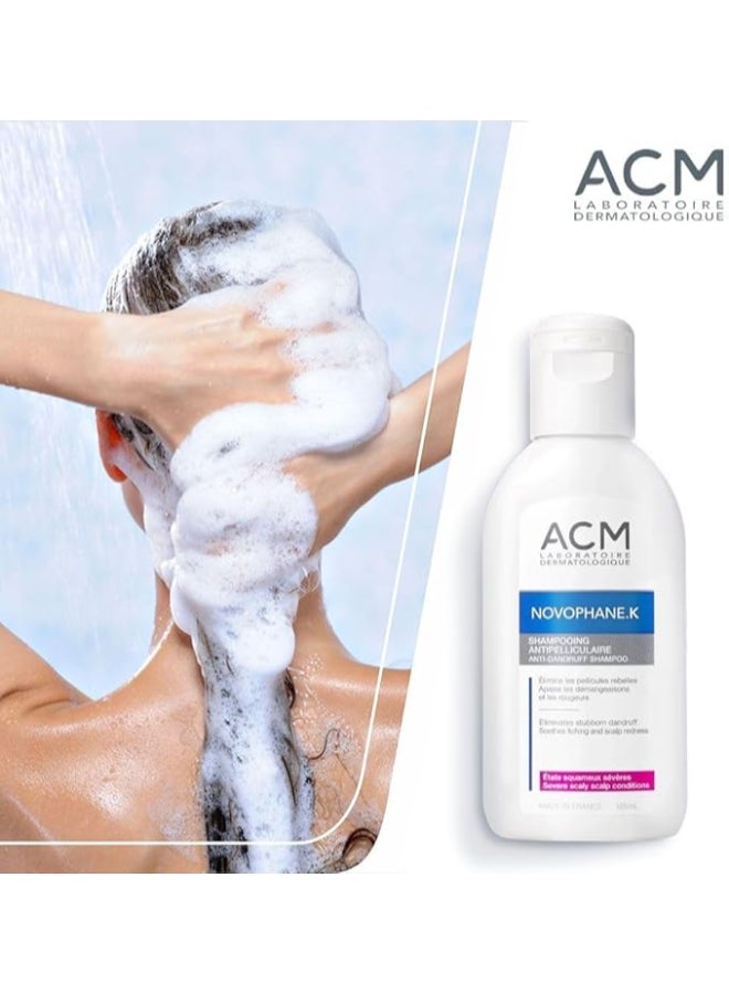 ACM Laboratoire dermatologique Novophane K Anti-Dandruff Hair Shampoo 125ml  - Image 5