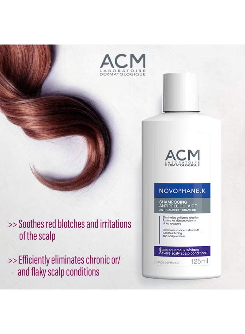 Novophane K Anti-Dandruff Shampoo, 125ml – Anti-Flake Shampoo for Scalp Health 125ml