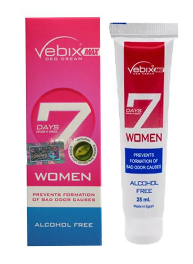 Vebix Max Deo Cream 7 Days For Women 25ml 