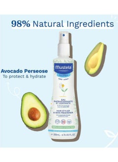 Mustela Baby Skin Freshener For Hair and Body, 200ml  - Image 4