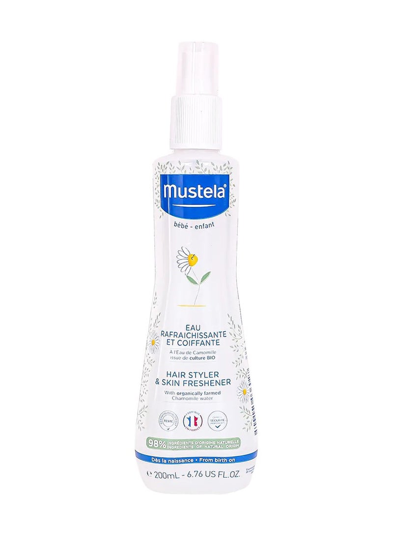 Mustela Baby Skin Freshener For Hair and Body, 200ml - Image 1