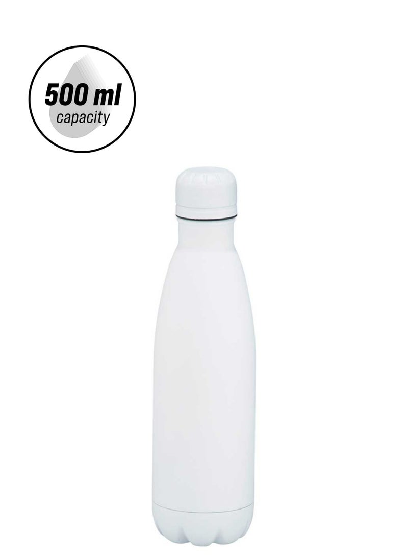 Avenue Vacuum lnsulated Bottle White 