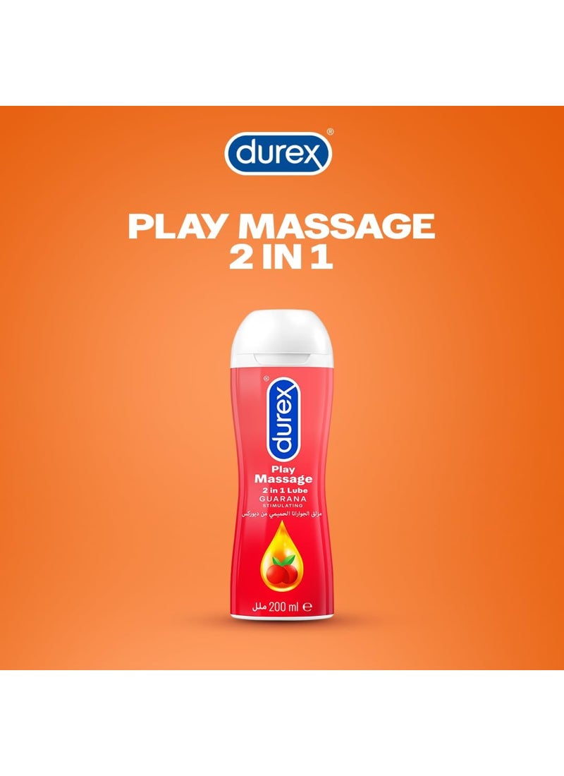 Durex Play Massage 2 In 1 GUARANA Stimulating - Image 2
